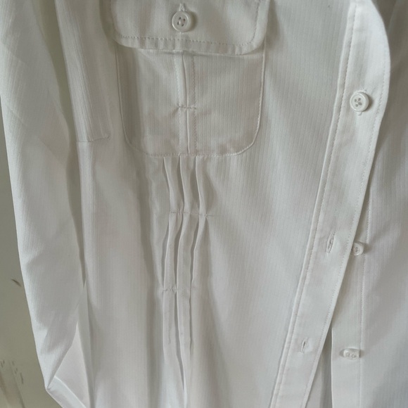 Columbia Omni Shade Sun Protection White Long Sleeve Shirt XL EUC - Picture 5 of 10